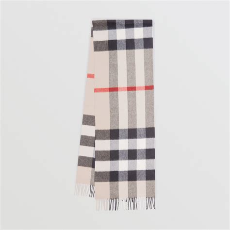 Burberry cashmere check scarf price